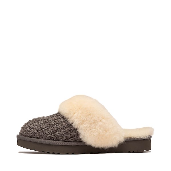 alternate view Womens UGG&reg; Cozy Slipper - CharcoalALT1