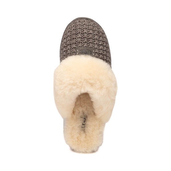 alternate view Womens UGG&reg; Cozy Slipper - CharcoalALT2