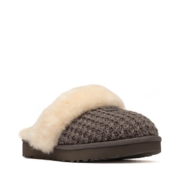 alternate view Womens UGG&reg; Cozy Slipper - CharcoalALT5