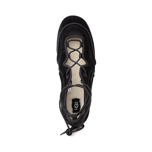 alternate view Womens UGG&reg; Quill Ballet Sneaker - BlackALT2