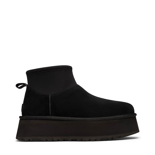 alternate view Womens UGG&reg; Classic Mini Dipper Legwarmer Boot - BlackALT1
