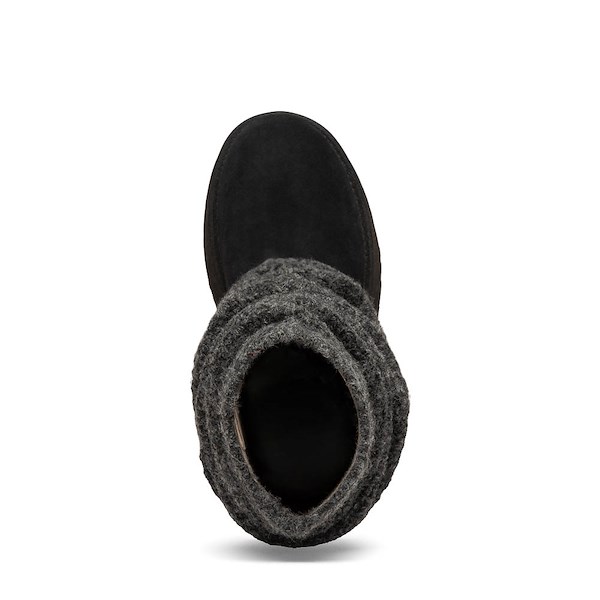 alternate view Womens UGG&reg; Classic Mini Dipper Legwarmer Boot - BlackALT2