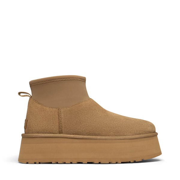 alternate view Womens UGG&reg; Classic Mini Dipper Legwarmer Boot - Light BronzeALT1
