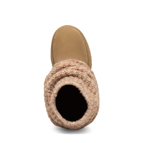 alternate view Womens UGG&reg; Classic Mini Dipper Legwarmer Boot - Light BronzeALT2
