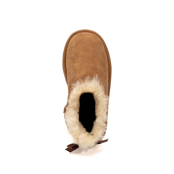alternate view UGG&reg; Ultra Mini Bailey Bow Boot - Little Kid / Big Kid - ChestnutALT2