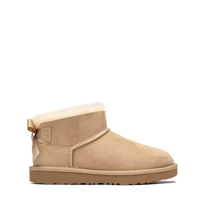 Main view of UGG&amp;reg; Ultra Mini Bailey Bow Boot - Little Kid / Big Kid - Sand