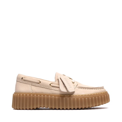 Main view of Womens Clarks Torhill Boat Shoe - Cream