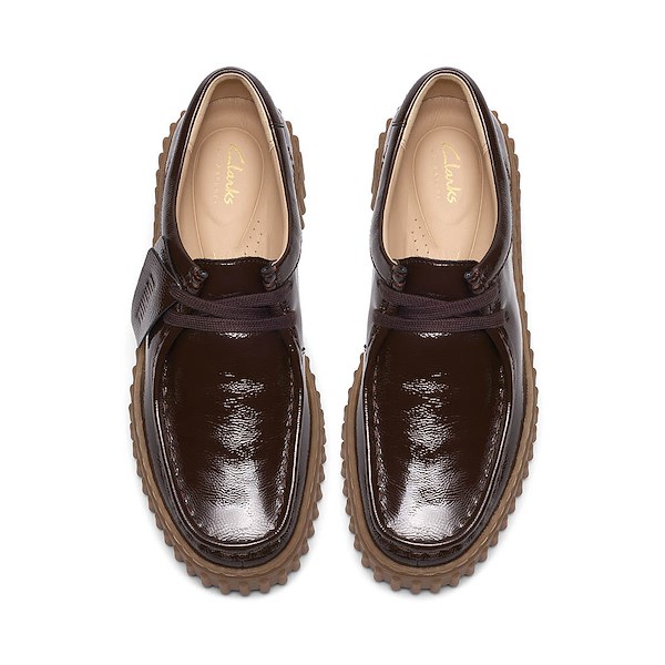 alternate view Womens Clarks Torhill Bee Casual Shoe - Brown PatentALT2