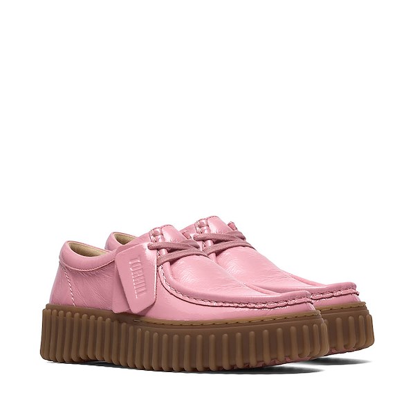 alternate view Womens Clarks Torhill Bee Casual Shoe - Pink PatentALT5