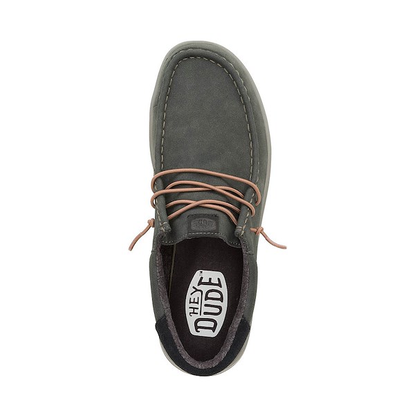 alternate view Mens HEYDUDE Paul Casual Shoe - Black OysterALT2