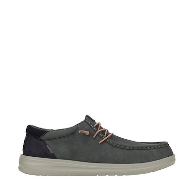 Main view of Mens HEYDUDE Paul Casual Shoe - Black Oyster