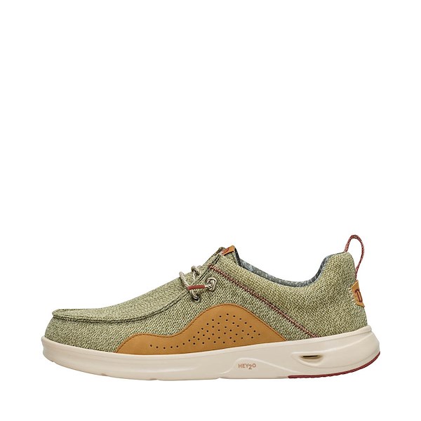 alternate view Mens HEYDUDE Wally Hey2O Mesh Casual Shoe - Burnt OliveALT1