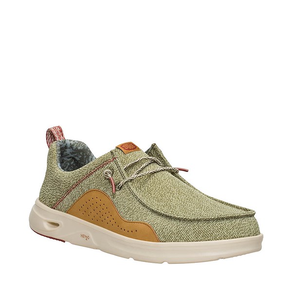 alternate view Mens HEYDUDE Wally Hey2O Mesh Casual Shoe - Burnt OliveALT5