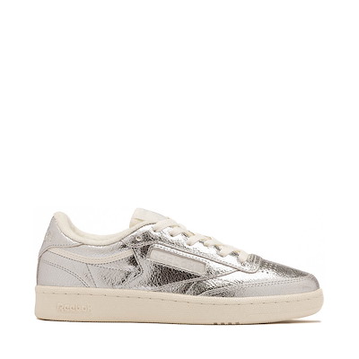 Main view of Womens Reebok Club C 85 Athletic Shoe - Metallic Silver / Chalk