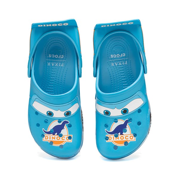 alternate view Disney and Pixar Cars Crocs Lightning McQueen Dinoco Classic Clog - Dinoco BlueALT2
