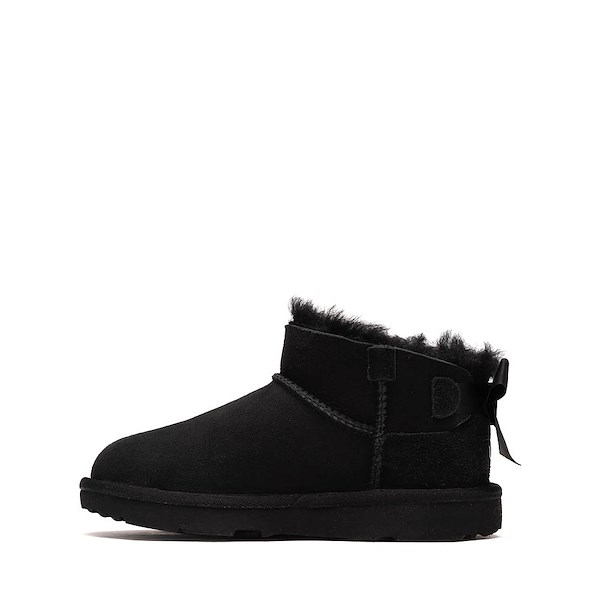 alternate view UGG&reg; Ultra Mini Bailey Bow Boot - Little Kid / Big Kid - BlackALT1