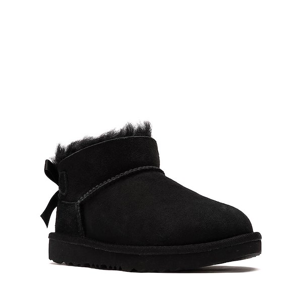 alternate view UGG&reg; Ultra Mini Bailey Bow Boot - Little Kid / Big Kid - BlackALT5