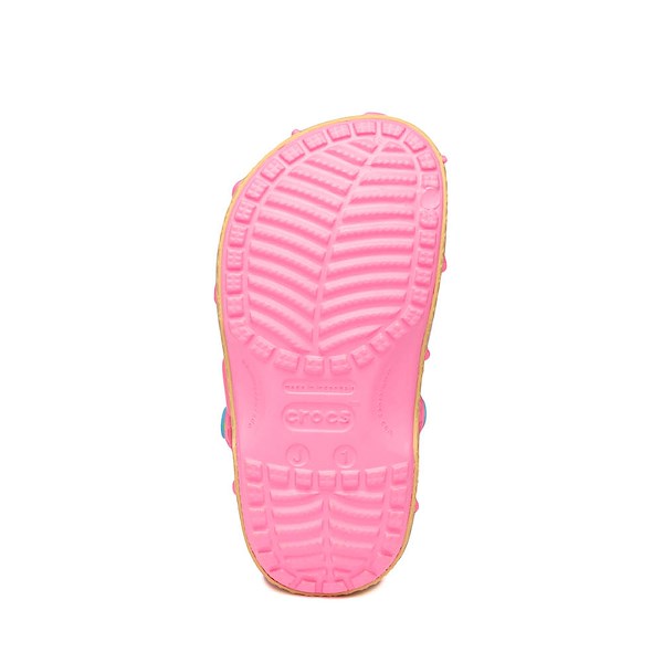 alternate view Crocs Classic Melted Ice Cream 101 Clog - Little Kid / Big Kid - Pink PunchALT3