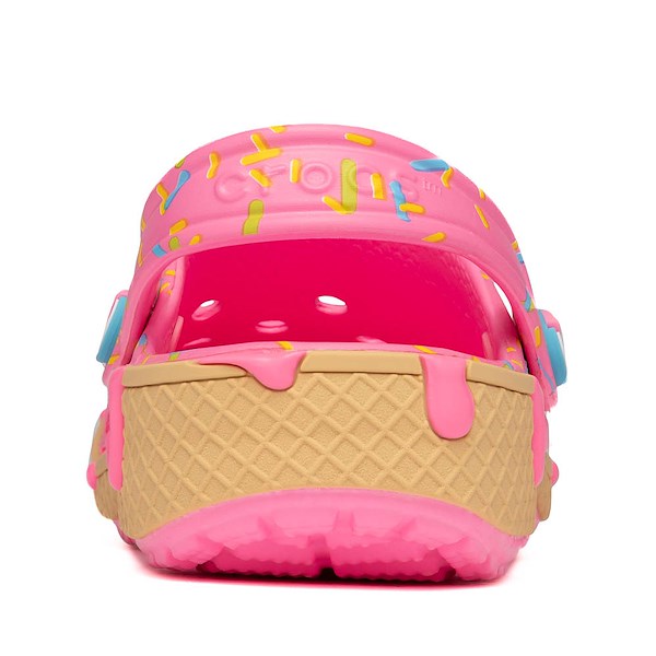 alternate view Crocs Classic Melted Ice Cream 101 Clog - Little Kid / Big Kid - Pink PunchALT4