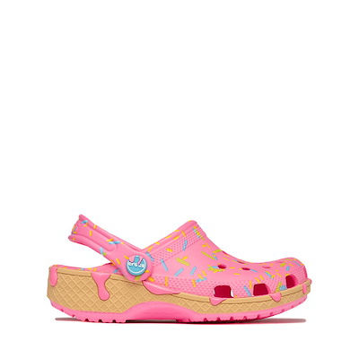 Main view of Crocs Classic Melted Ice Cream Clog - Little Kid / Big Kid - Pink Punch