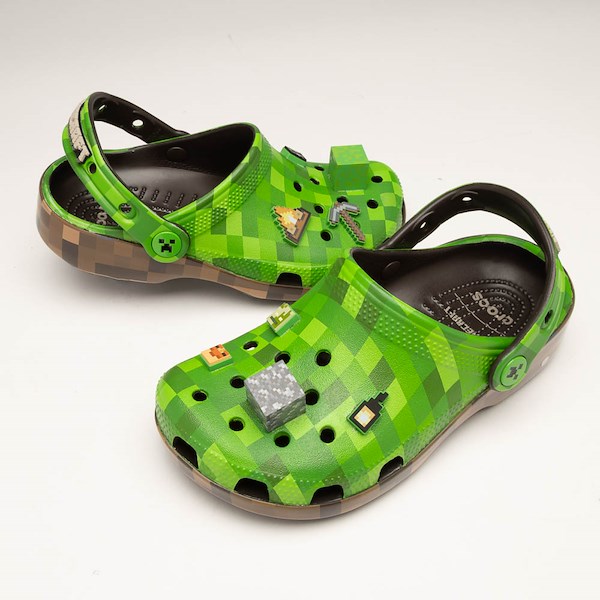 alternate view Minecraft x Crocs Classic Clog - Little Kid / Big Kid - MulticolorHERO