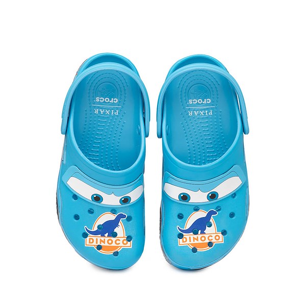 alternate view Disney and Pixar Cars Crocs Lightning McQueen Dinoco Classic Clog - Little Kid / Big Kid - Dinoco BlueALT2