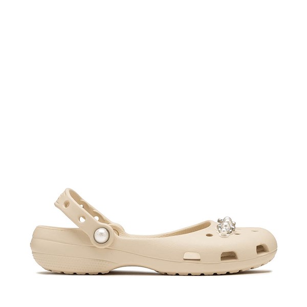 alternate view Womens Crocs Classic Pearls Ballet Flat - FrappeALT1A
