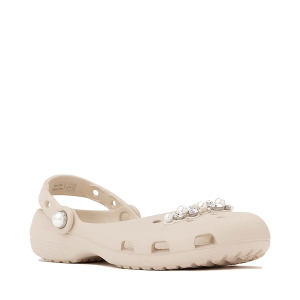 alternate view Womens Crocs Classic Pearls Ballet Flat - FrappeALT5