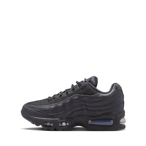 alternate view Nike Air Max 95 Athletic Shoe - Big Kid - Black / Black / Anthracite / BlackALT1
