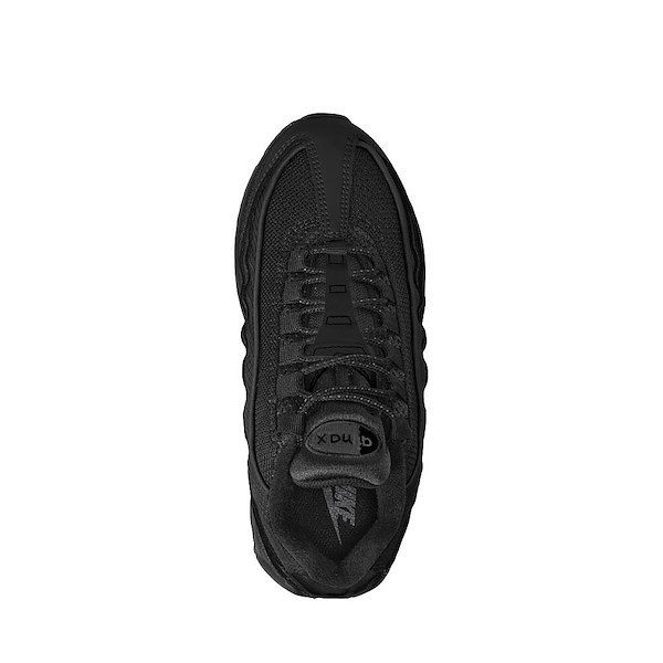 alternate view Nike Air Max 95 Athletic Shoe - Big Kid - Black / Black / Anthracite / BlackALT2