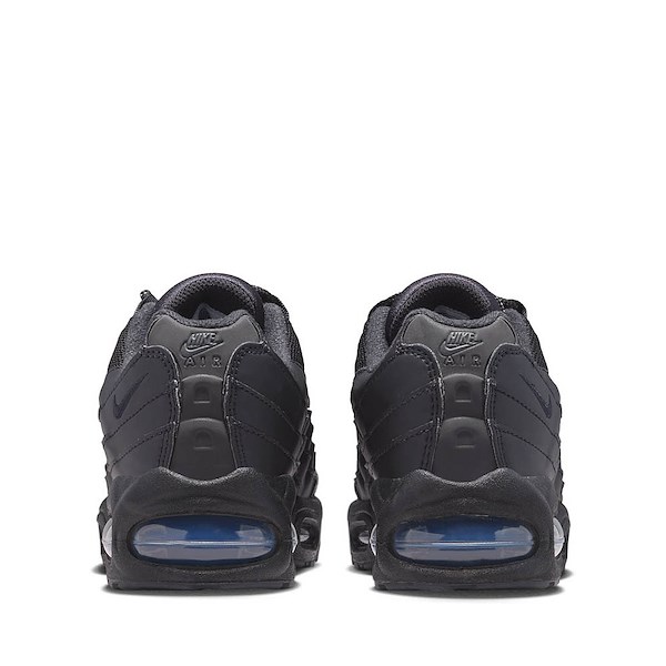 alternate view Nike Air Max 95 Athletic Shoe - Big Kid - Black / Black / Anthracite / BlackALT4
