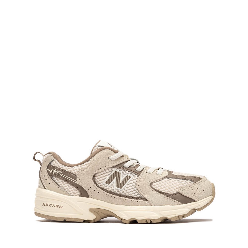 New Balance 530 Athletic Shoe - Little Kid - Linen / Shipyard / Thunder Brown