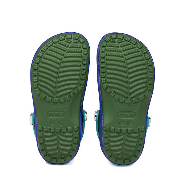 alternate view Minecraft x Crocs Chicken Jockey Classic Clog - Little Kid / Big Kid - MulticolorALT3