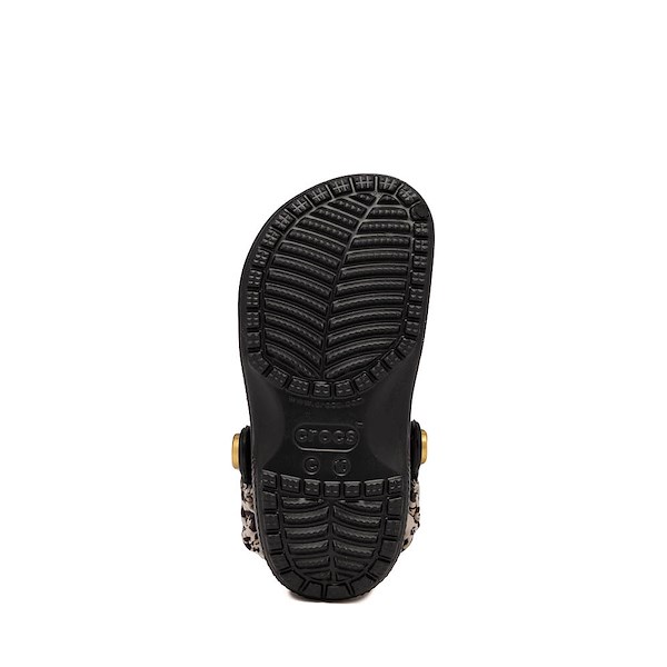alternate view Crocs Classic High-Shine Leopard Clog - Baby / Toddler - BlackALT3