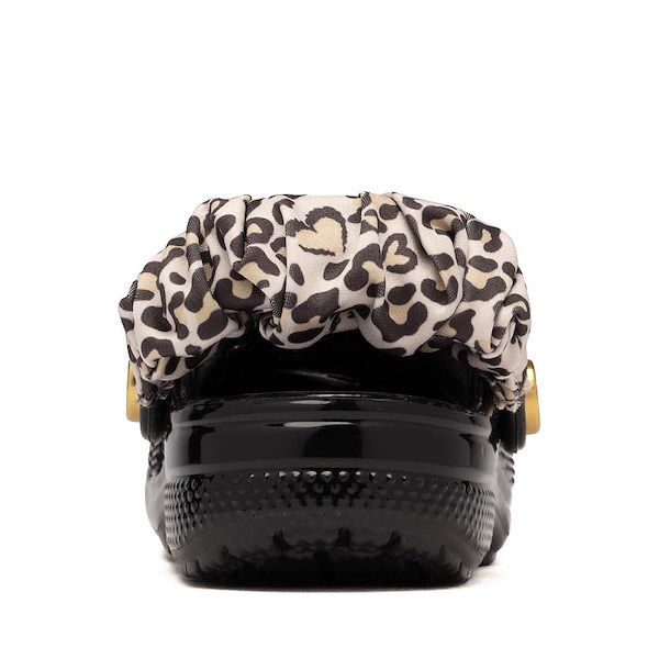 alternate view Crocs Classic High-Shine Leopard Clog - Baby / Toddler - BlackALT4