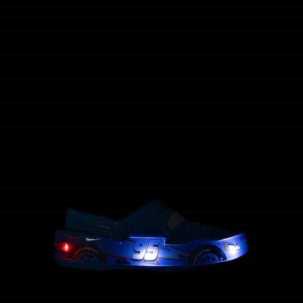 alternate view Disney and Pixar Cars Crocs Lightning McQueen Dinoco Crocband&trade; Clog - Baby / Toddler - Dinoco BlueALT1