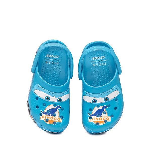 alternate view Disney and Pixar Cars Crocs Lightning McQueen Dinoco Crocband&trade; Clog - Baby / Toddler - Dinoco BlueALT2