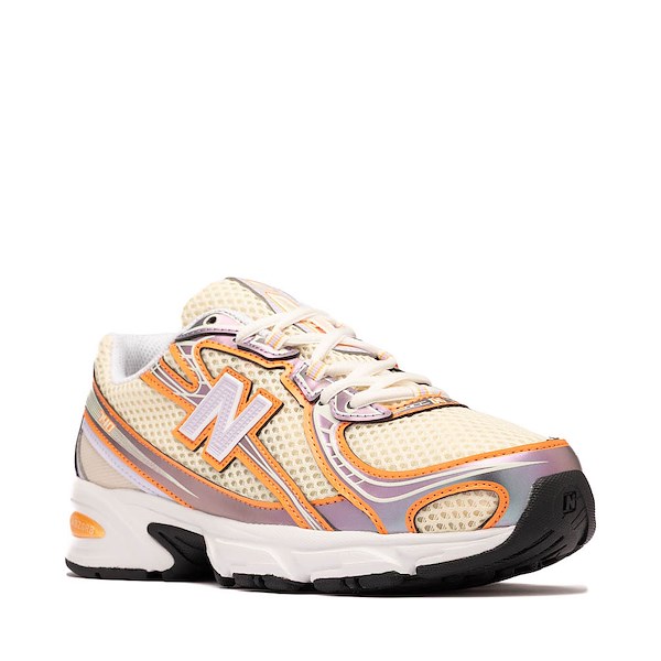 alternate view New Balance 740 Athletic Shoe - Calcium / Bright LavenderALT5
