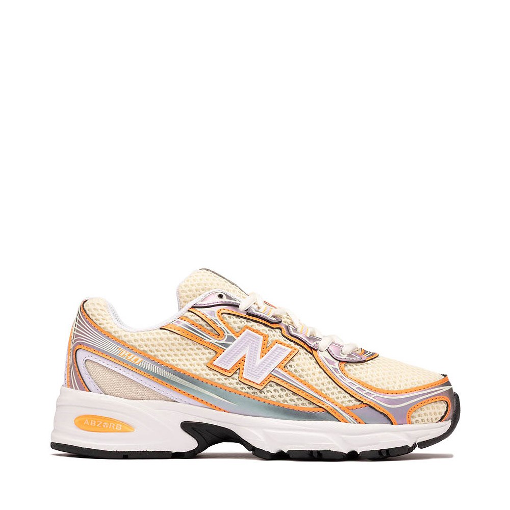 New Balance 740 Athletic Shoe - Calcium / Bright Lavender