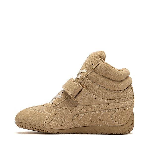 alternate view Womens PUMA Speedcat Wedge Athletic Shoe - Sand / Alpine SnowALT1