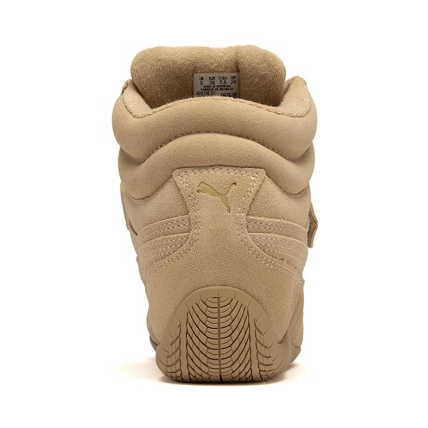 alternate view Womens PUMA Speedcat Wedge Athletic Shoe - Sand / Alpine SnowALT4