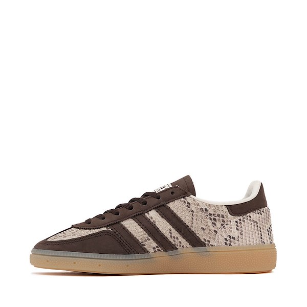 alternate view Womens adidas Handball Spezial Athletic Shoe - Cream White / Dark Brown / Gold MetallicALT1