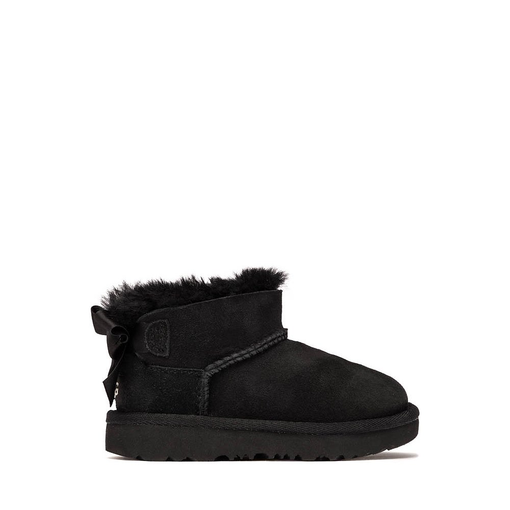 UGG&reg; Ultra Mini Bailey Bow Boot - Toddler / Little Kid - Black