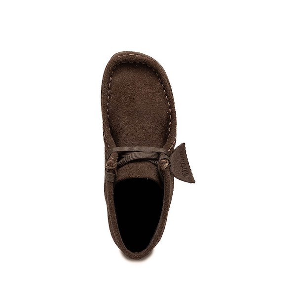 alternate view Clarks Wallabee Boot - Little Kid - Chocolate Suede MonochromeALT2