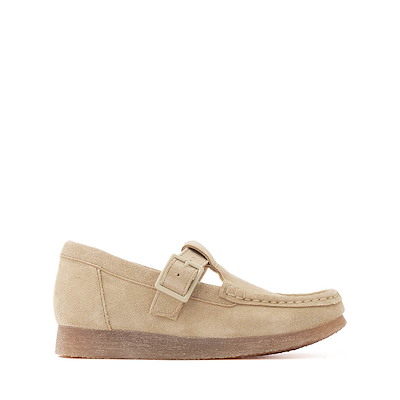 Main view of Clarks Wallabee Evo T-Bar Mocassin - Little Kid - Maple