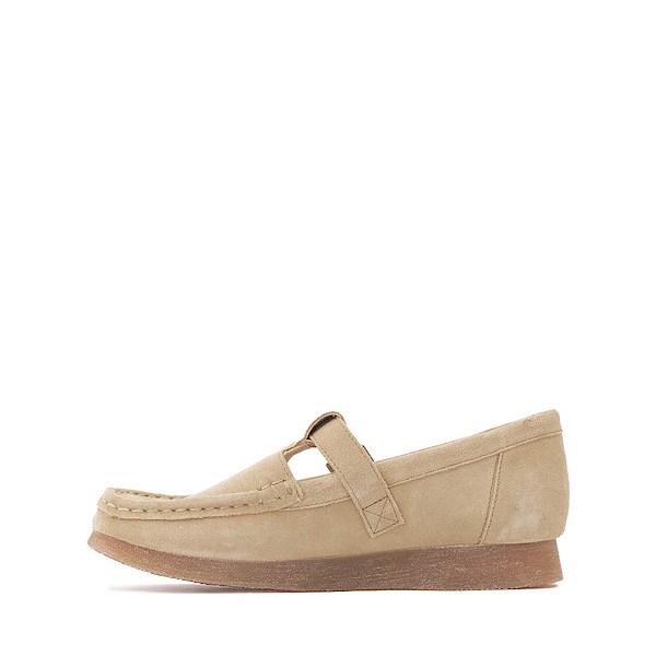 alternate view Clarks Wallabee Evo T-Bar Mocassin - Big Kid - MapleALT1