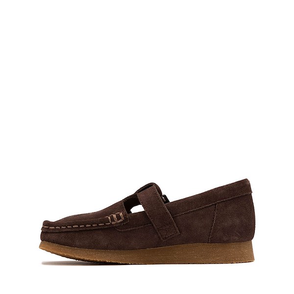 alternate view Clarks Wallabee Evo T-Bar Mocassin - Little Kid - ChocolateALT1