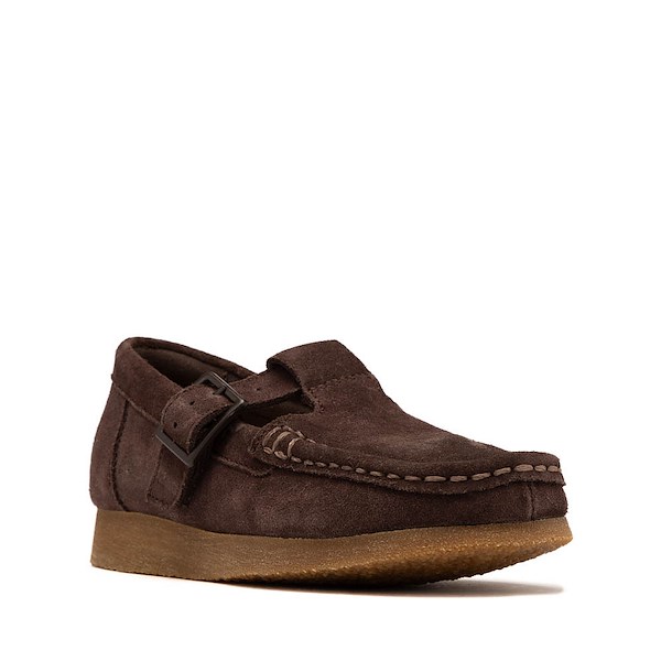 alternate view Clarks Wallabee Evo T-Bar Mocassin - Little Kid - ChocolateALT5