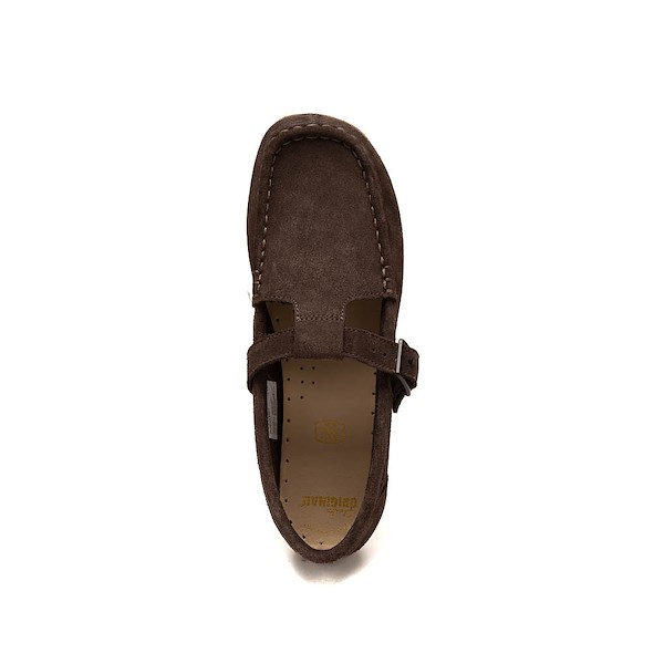 alternate view Clarks Wallabee Evo T-Bar Mocassin - Big Kid - ChocolateALT2