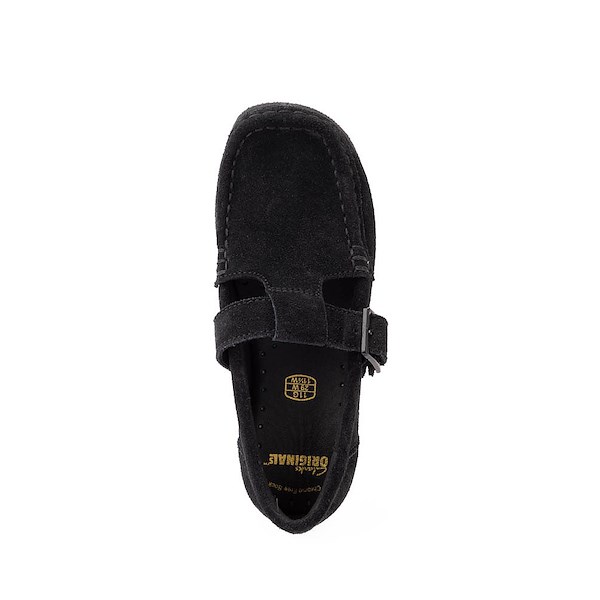 alternate view Clarks Wallabee Evo T-Bar Mocassin - Little Kid - BlackALT2